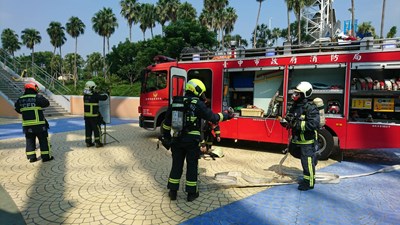 麗寶OUTLET MALL救災編組搶救演練