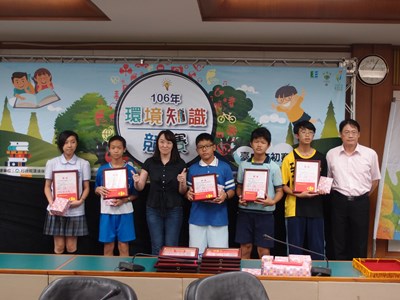 中市環境知識達人初賽成績出爐   11月18日挑戰全國總決賽