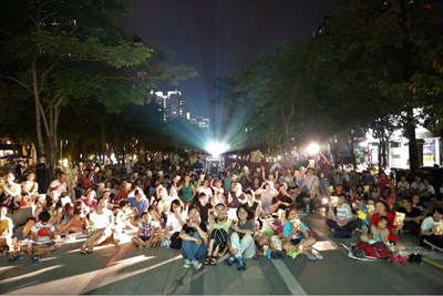 台中動畫影展首場戶外放映《酷瓜人生》 民眾觀影踴躍