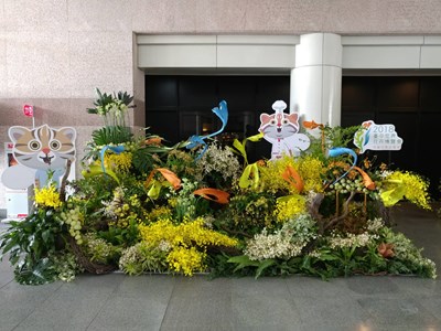 為台中花博暖身 文心蘭花藝展即日起科博館展出