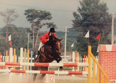 全國中正杯馬術障礙超越競賽一景