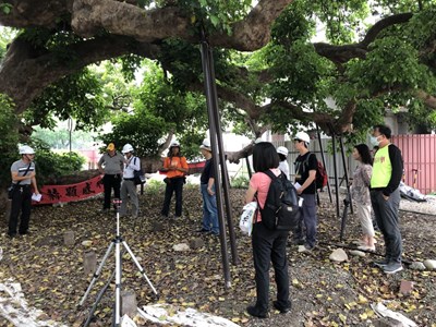 茄苳樹棲地改善採噴氣工法及人工搬運方式