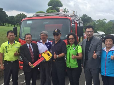 豐原高爾夫俱樂部贈1輛水箱消防車