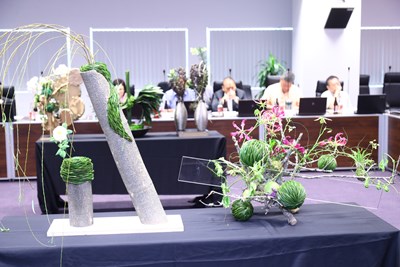 市政會議展花藝作品s