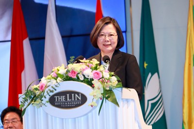 亞洲台商年會台中登場 蔡總統：台灣經濟向上攀升 是佈局全球最佳基地