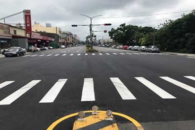 大甲育英路雨水下水道工程完工-1