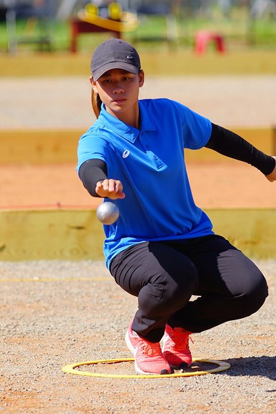 女子滾球雙人賽五連霸楊雁琳