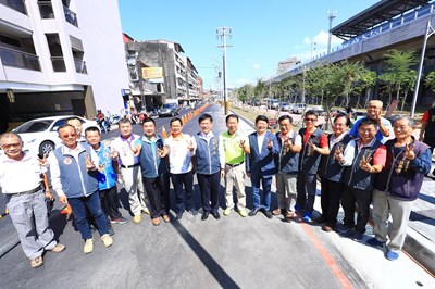 豐原東北街拓寬工程啟用