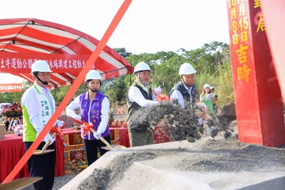 土牛運動公園滑輪溜冰場興建工程動工