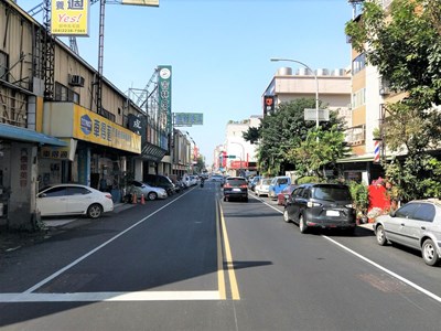 改善北屯商圈道路 北平路、天津路、青島路路平完工