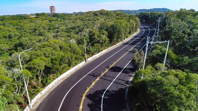 大肚華山路平完工