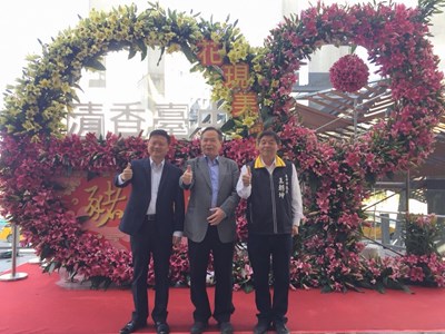 豐原火車站花卉裝置藝術