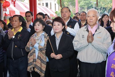 土地公「尾牙」 盧市長惠來里福德祠參拜祈求國泰民安