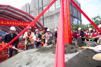 太平育賢段二期社宅動土 盧市長：以「家」精神打造社宅