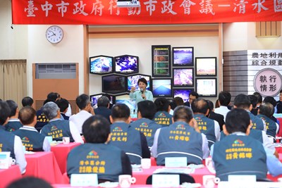 清水區里長踴躍反映地方問題 市府允全力改善符合在地期待