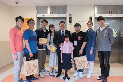 電視劇《天堂的微笑》台中取景 新聞局長探班祝收視長紅