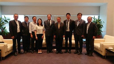 海南捷寶郵輪拜會中市府 合作兩岸郵輪市場