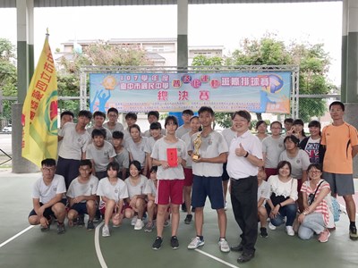 中市國中班際排球賽決賽  四張犁國中榮獲冠軍