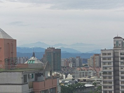 中市空汙逐漸改善市區可遠眺玉山