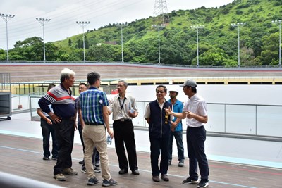 建設局視察台中市自由車場整建工程 盼爭取公共工程金質獎