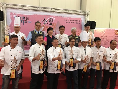 台灣金餅競賽頒獎　楊副市長鼓勵糕餅師傅持續開創多元化糕餅