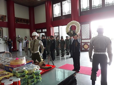 中市軍人秋祭儀式　追思緬懷烈士