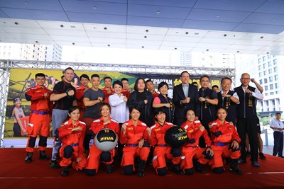 斯巴達障礙跑競賽「首場體育館賽事」台中引爆  盧市長歡迎各界一起挑戰極限