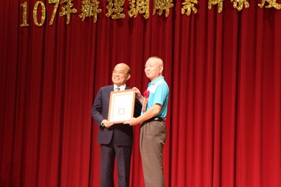 太平郭正吉委員榮獲獨任調解行政院長獎（獨任調解件數275件），為全台中市績效最優良者