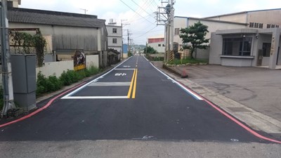 燙平工程再續進 后里九甲五路改善完工