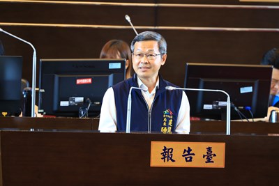 市府建設局長陳大田進行「台中美樂地計畫」專案報告