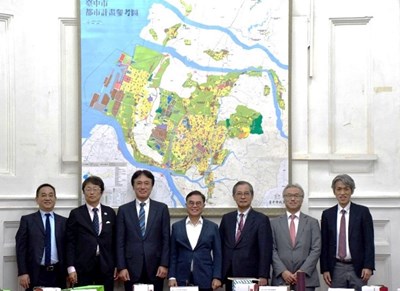 日本再開發推動者協會拜會中市府 交流都市更新政策與經驗
