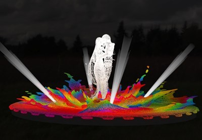 2020台灣燈會見證愛情  新住民燈區主燈「融漪」吸睛