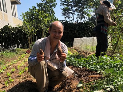 市民開心分享栽種成果