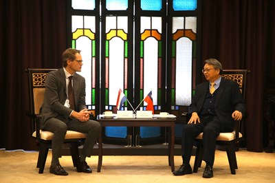 荷蘭烏特勒支市拜會中市府　盼加深雙方合作