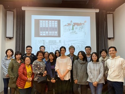 楓德浮駐村講座-動畫導演陳秋苓與觀眾大合照(照片由TFDF提供)