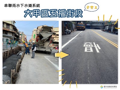 大甲區五福街雨水下水道