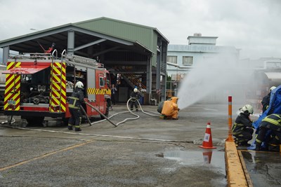 毒災應變人員應變防護器材實務訓練