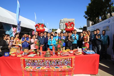 南區二信游泳池開工  盧市長：打造休閒好去處