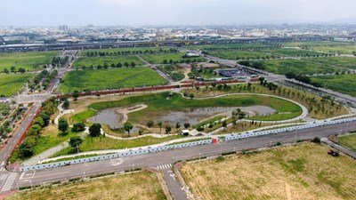 14期市地重劃區空拍圖