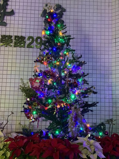 響應2020台灣燈會 大里地政手作裝置藝術樹