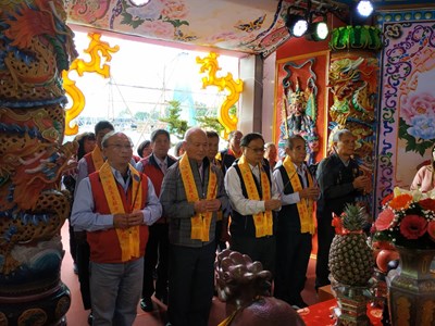 「媽祖燈區」舉辦「祈福天壇、祈福大典」活動