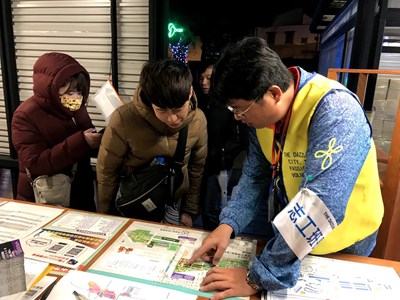 2020台灣燈會花燈競賽燈區 志工熱情陪伴導覽