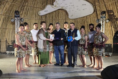 副市長令狐榮達代表市府出席欣賞原汁原味的展演