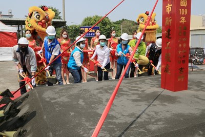 圓環北路地下道填平施工