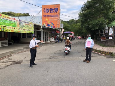 中市府防疫再強化！台中市甲安坑三大風景區進行人流管制