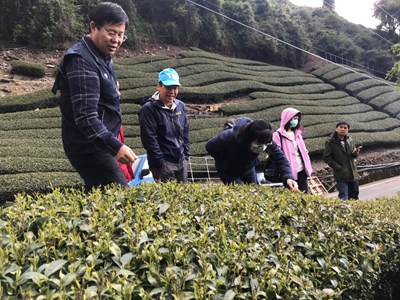 台中市政府農業局今(15)日邀集相關單位赴梨山勘查受損情況