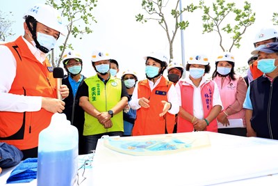 防災超前部署 大里草湖防災公園4月底完工