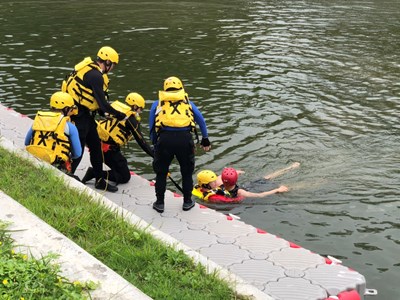 中市防汛演習 強化軟埤仔溪救援應變