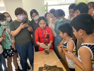 越南粽飄香！  中市府舉辦越南創意粽子DIY