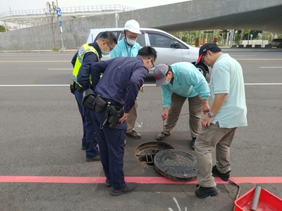 開污水人孔現場勘查